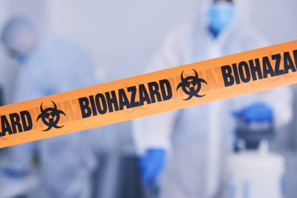 Professional Blood Cleanup technician working in Simpson, NC